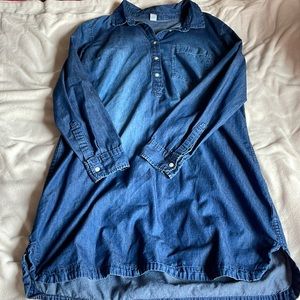 Old Navy denim dress size large